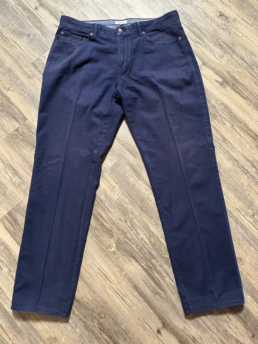Peter Millar Men’s Navy Chino Pants Cotton 38x31 Classic READ